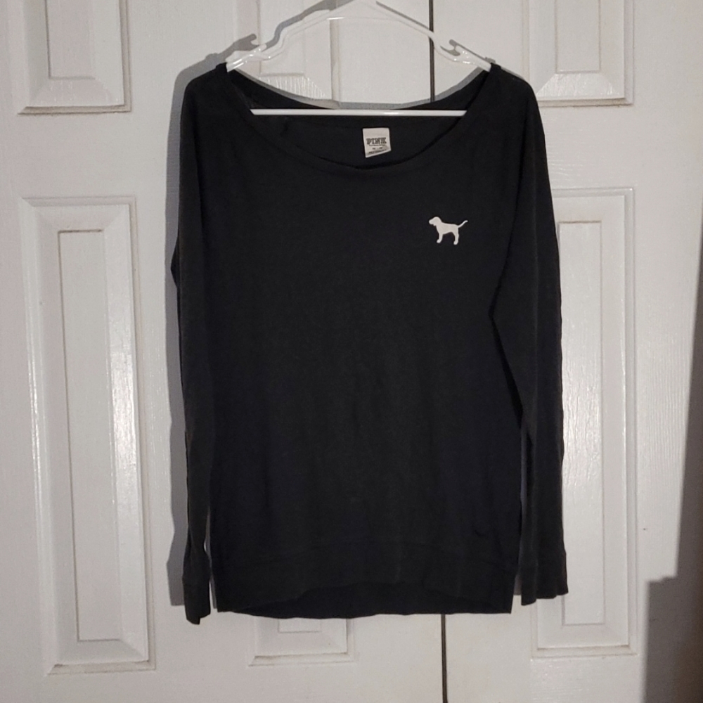 VS Pink Black Long Sleeve